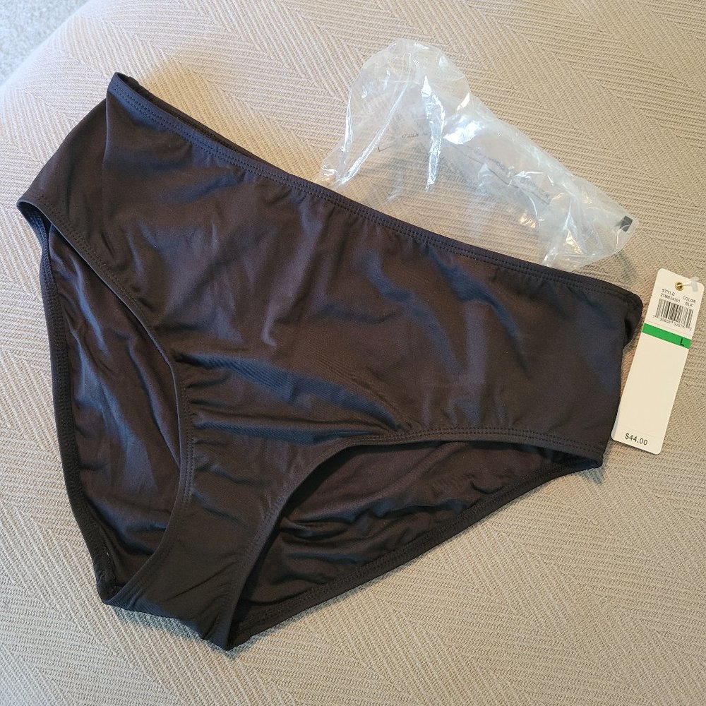 NWT! Anne Cole Bikini Bottoms, black